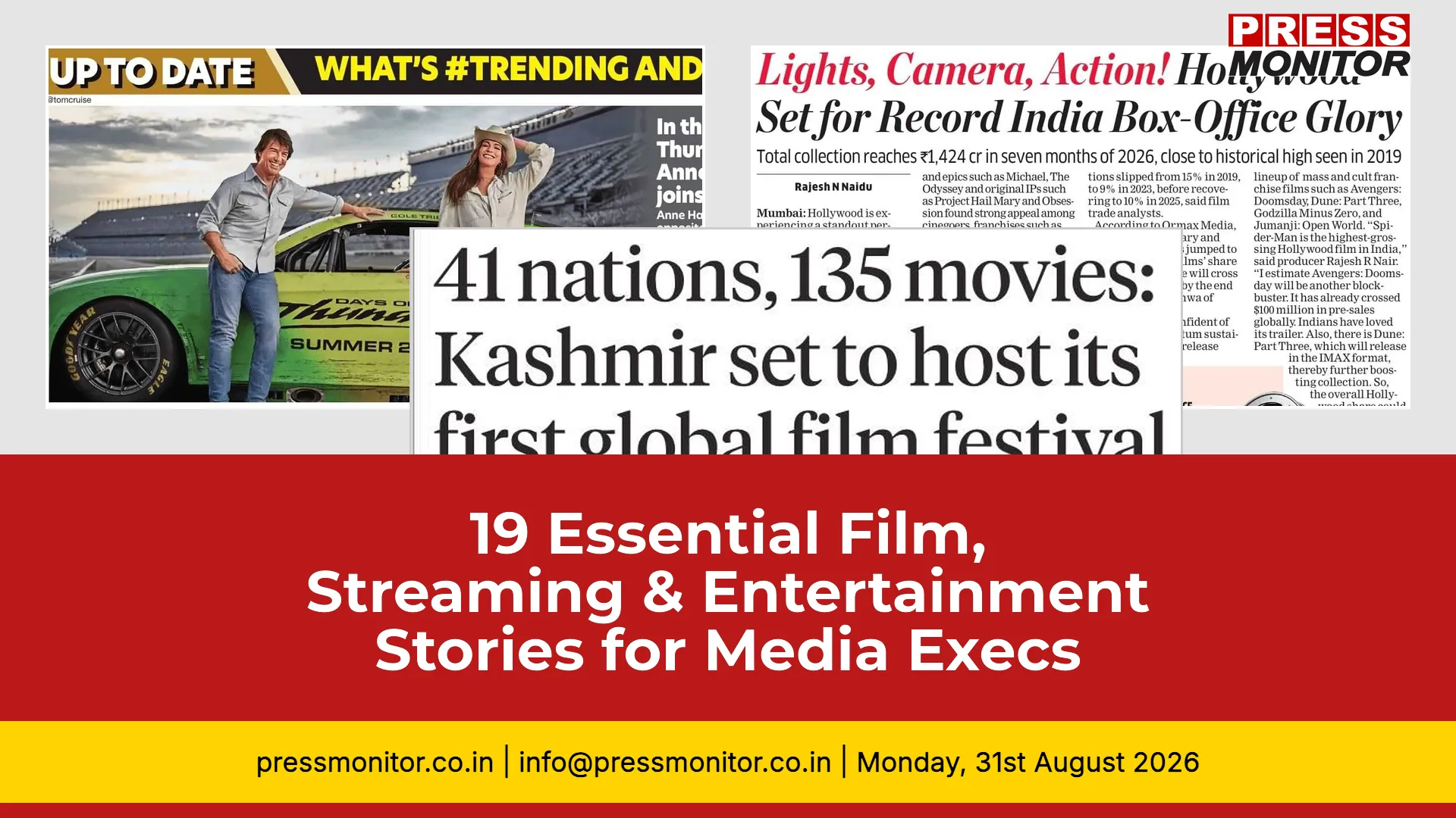 19 Essential Film, Streaming & Entertainment Stories for Media Executives