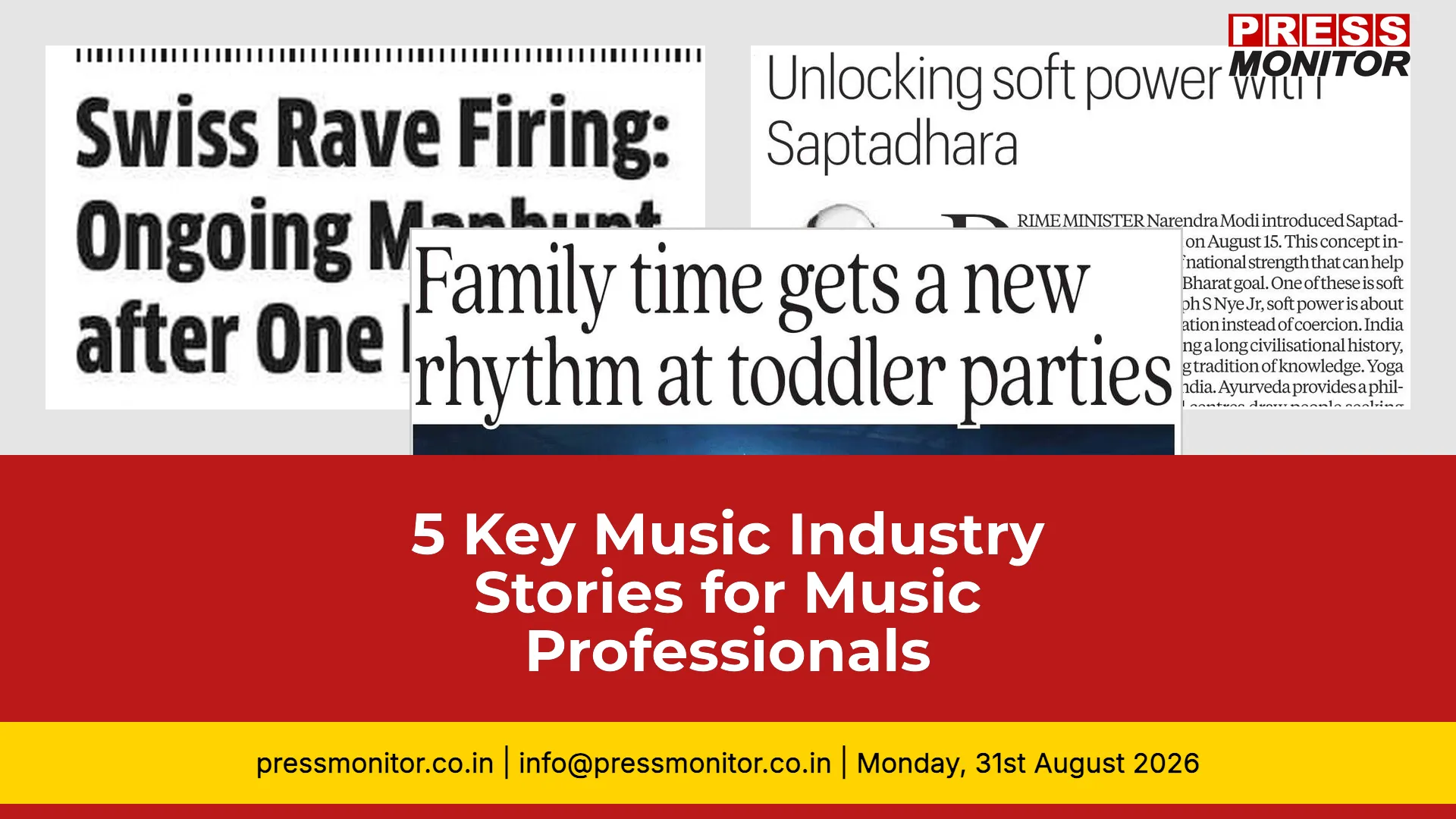 5 Key Music Industry Stories for Music Professionals