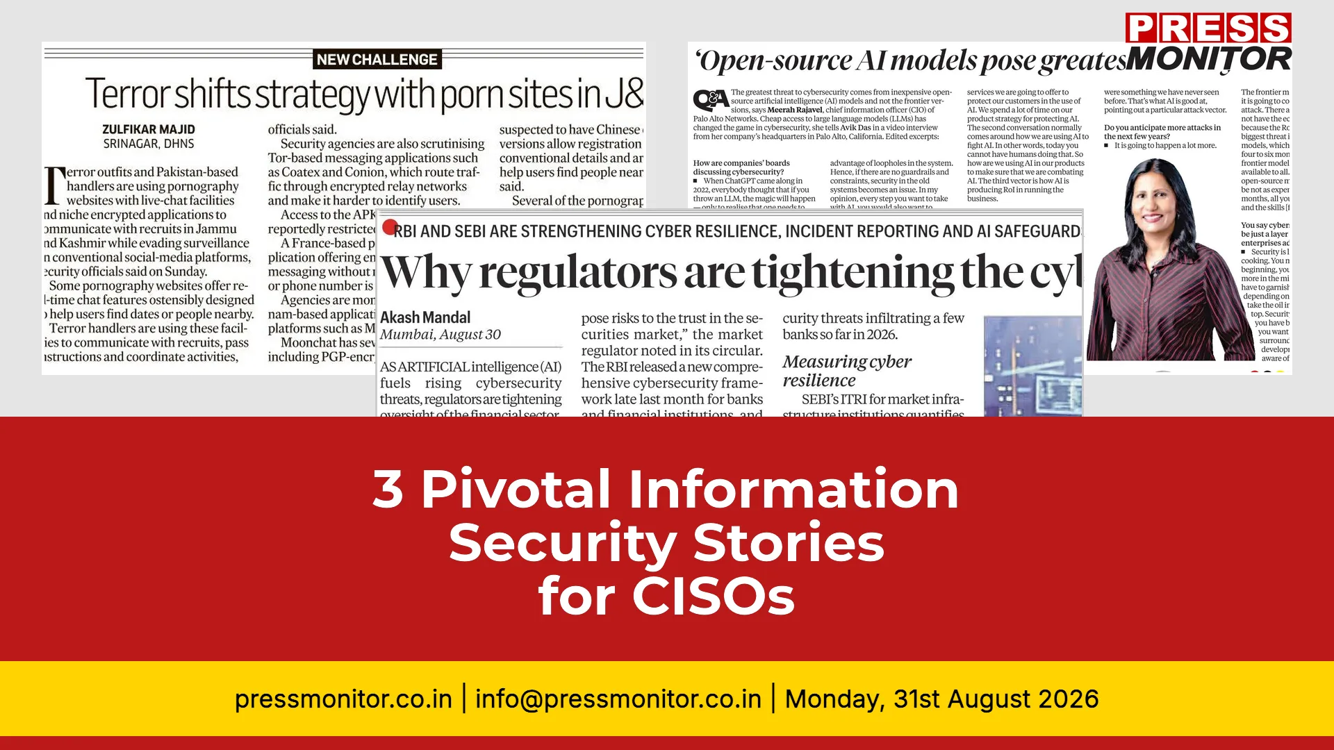 3 Pivotal Information Security Stories for CISOs