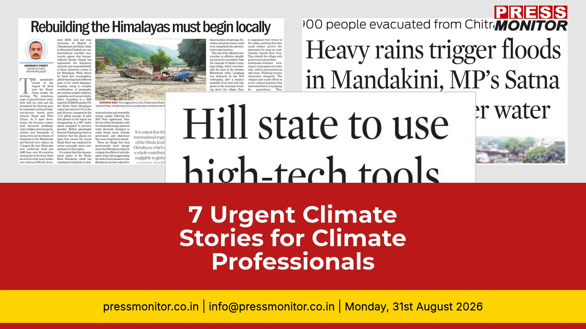 7 Urgent Climate Stories for Climate Professionals
