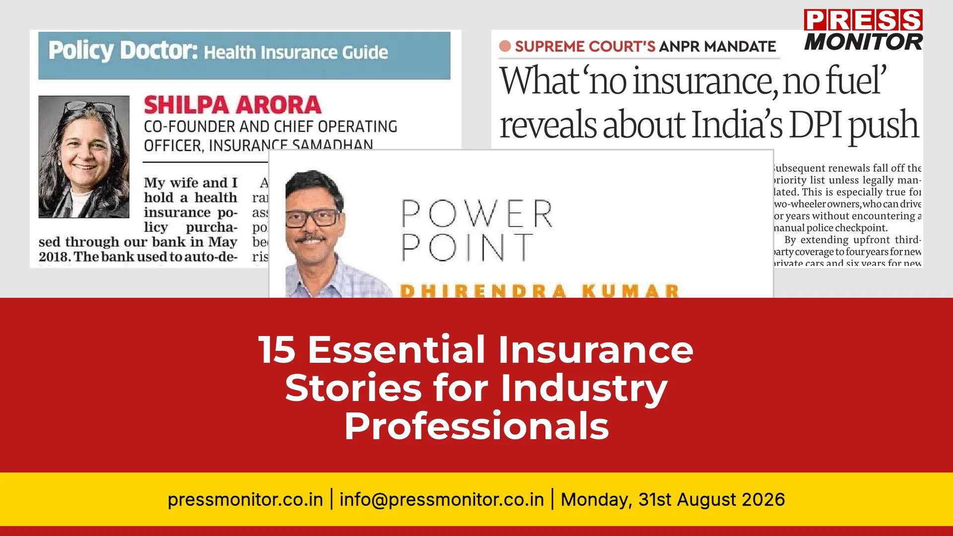 15 Essential Insurance Stories for Industry Professionals