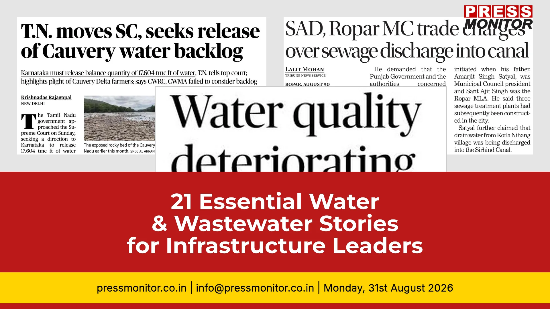 21 Essential Water & Wastewater Stories for Infrastructure Leaders