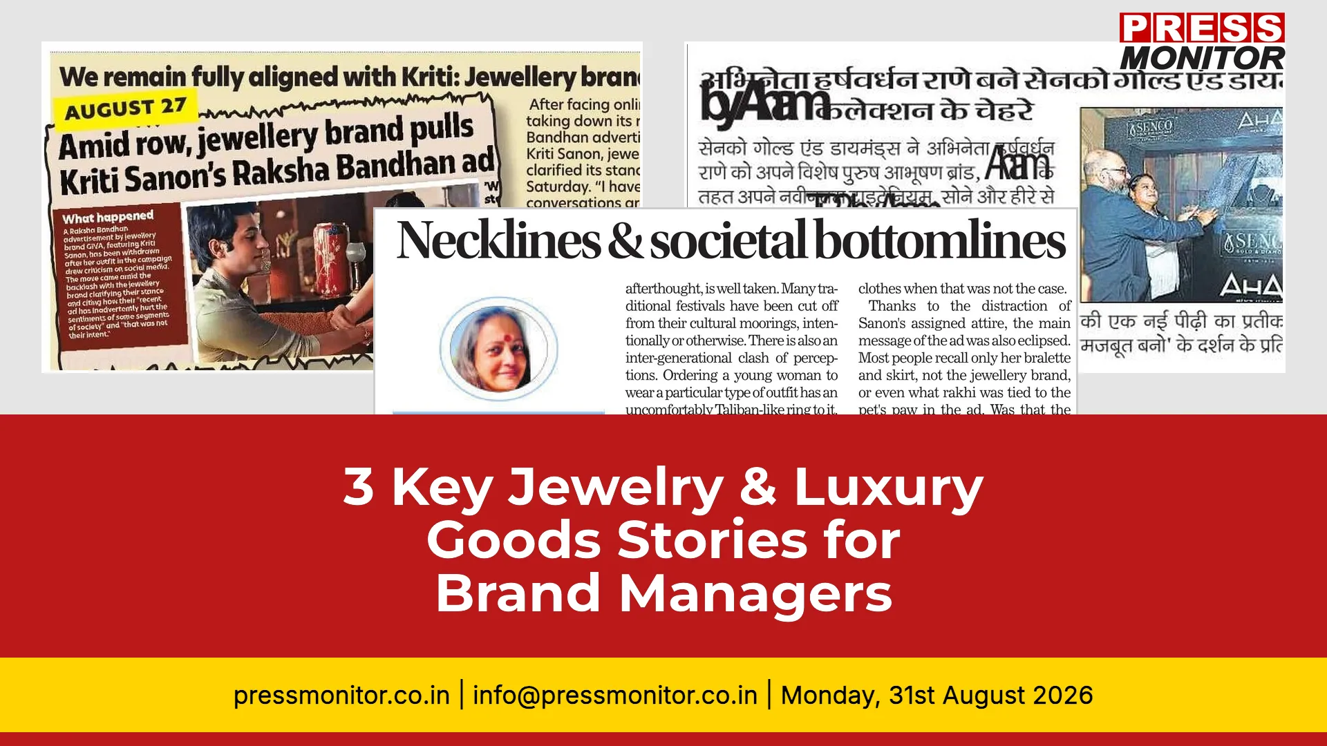 3 Key Jewelry & Luxury Goods Stories for Brand Managers