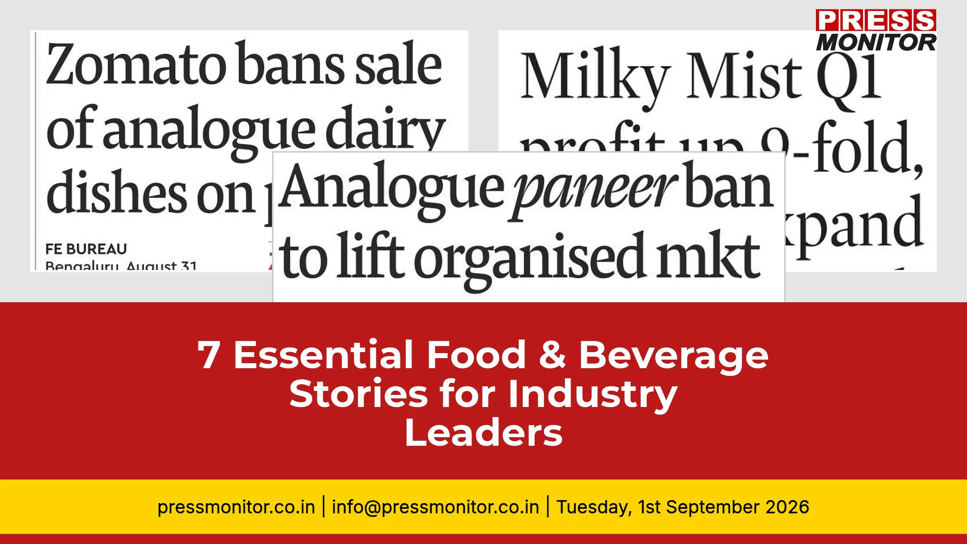 7 Essential Food & Beverage Stories for Industry Leaders