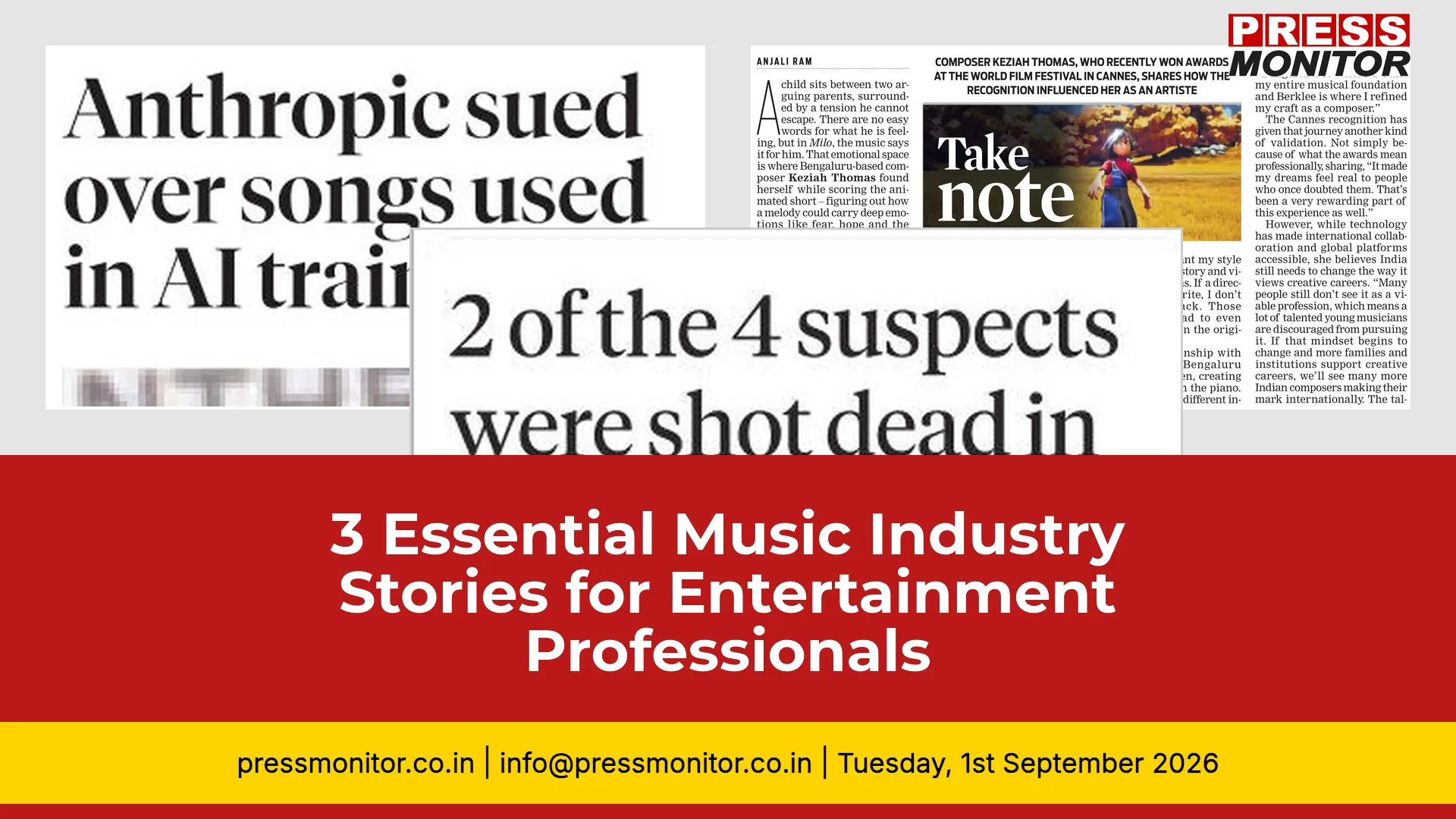 3 Essential Music Industry Stories for Entertainment Professionals