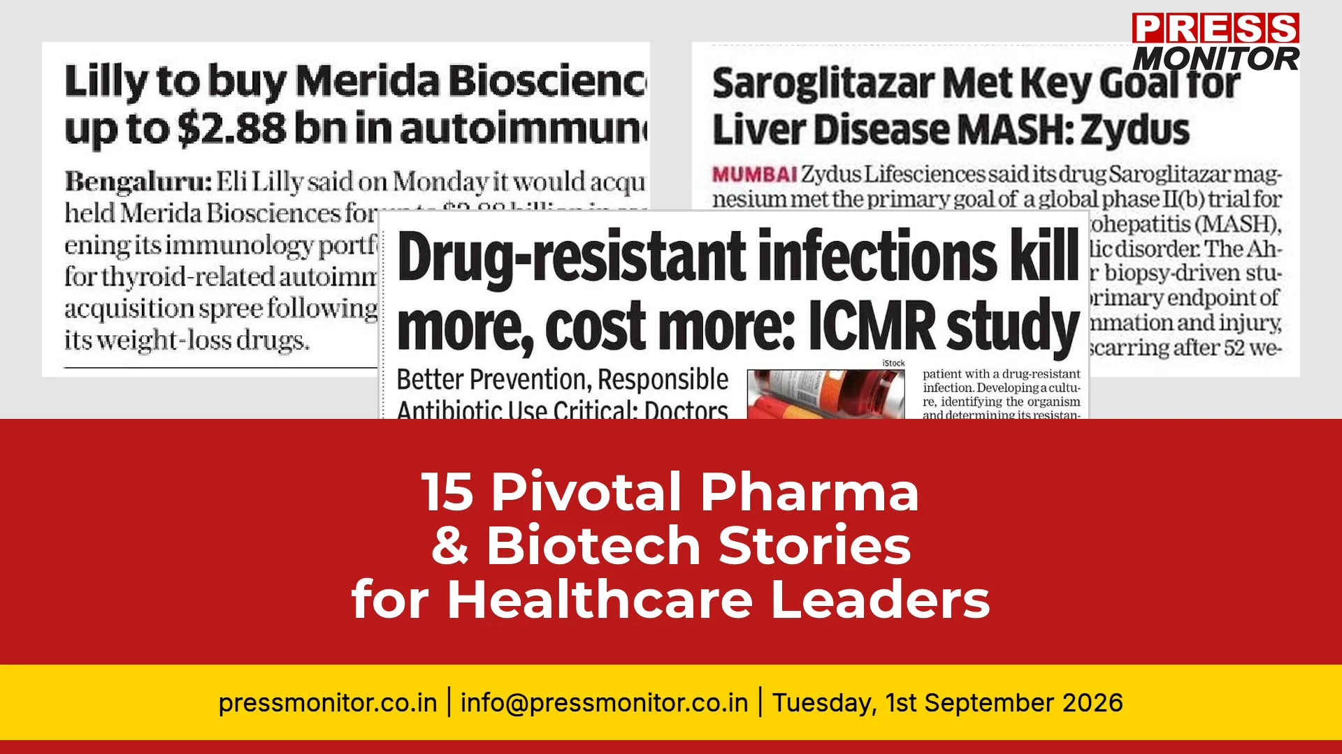 15 Pivotal Pharma & Biotech Stories for Healthcare Leaders
