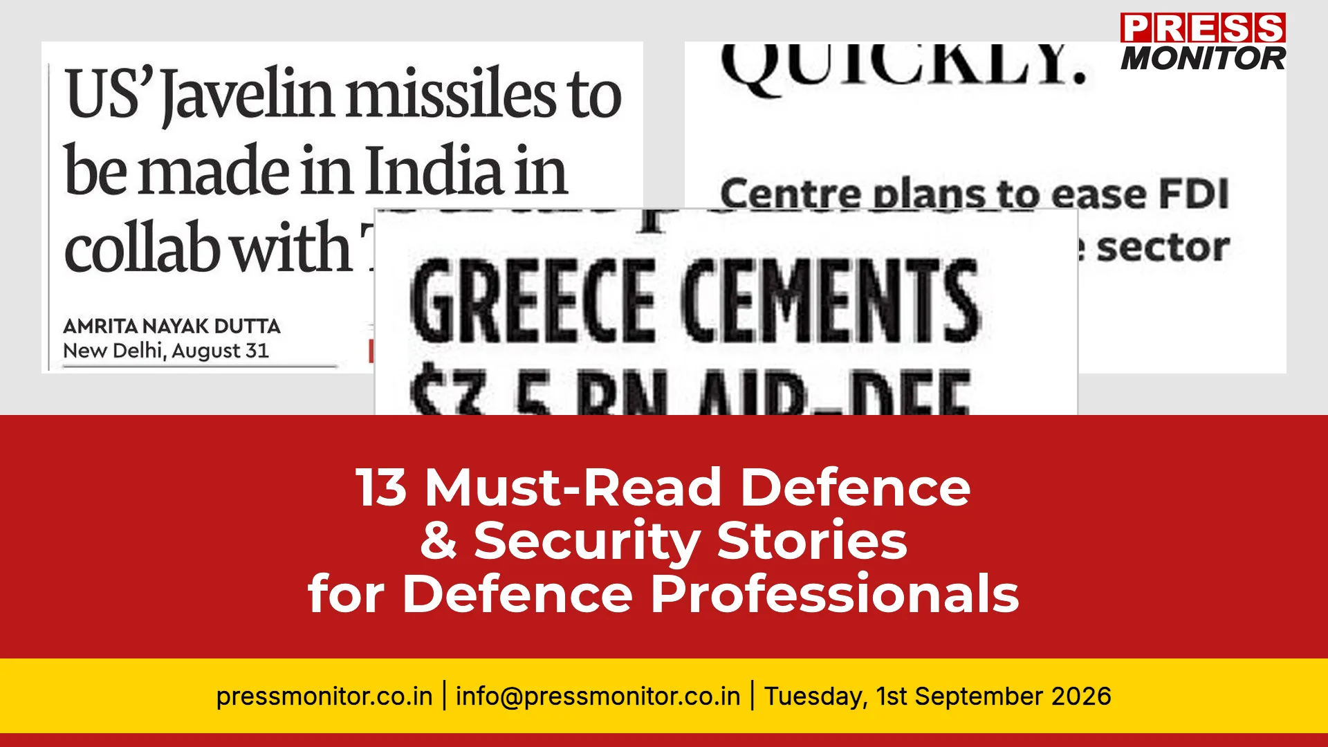 13 Must-Read Defence & Security Stories for Defence Professionals