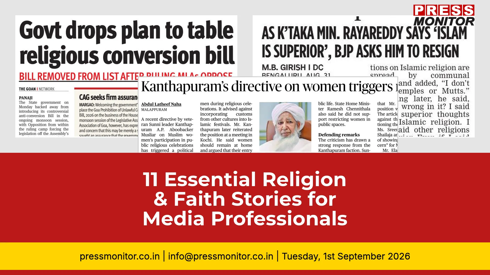 11 Essential Religion & Faith Stories for Media Professionals