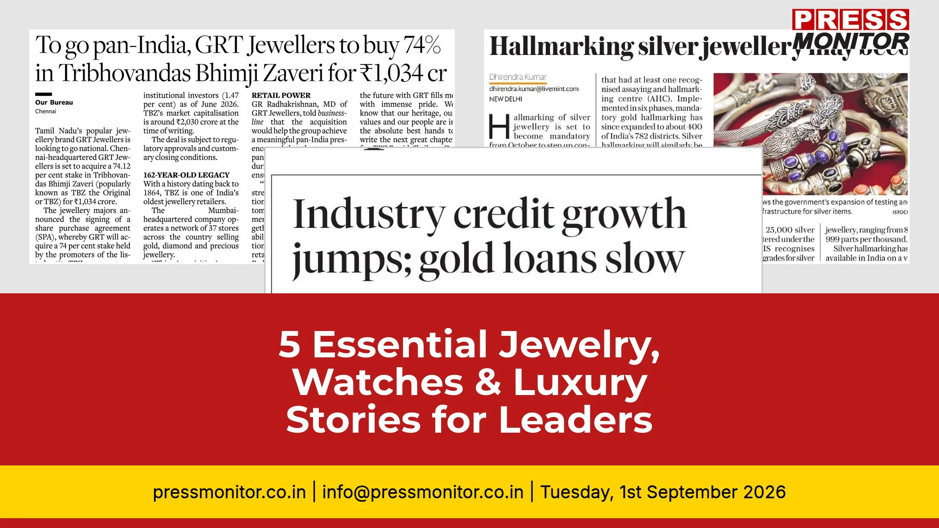 5 Essential Jewelry, Watches & Luxury Goods Stories for Industry Leaders