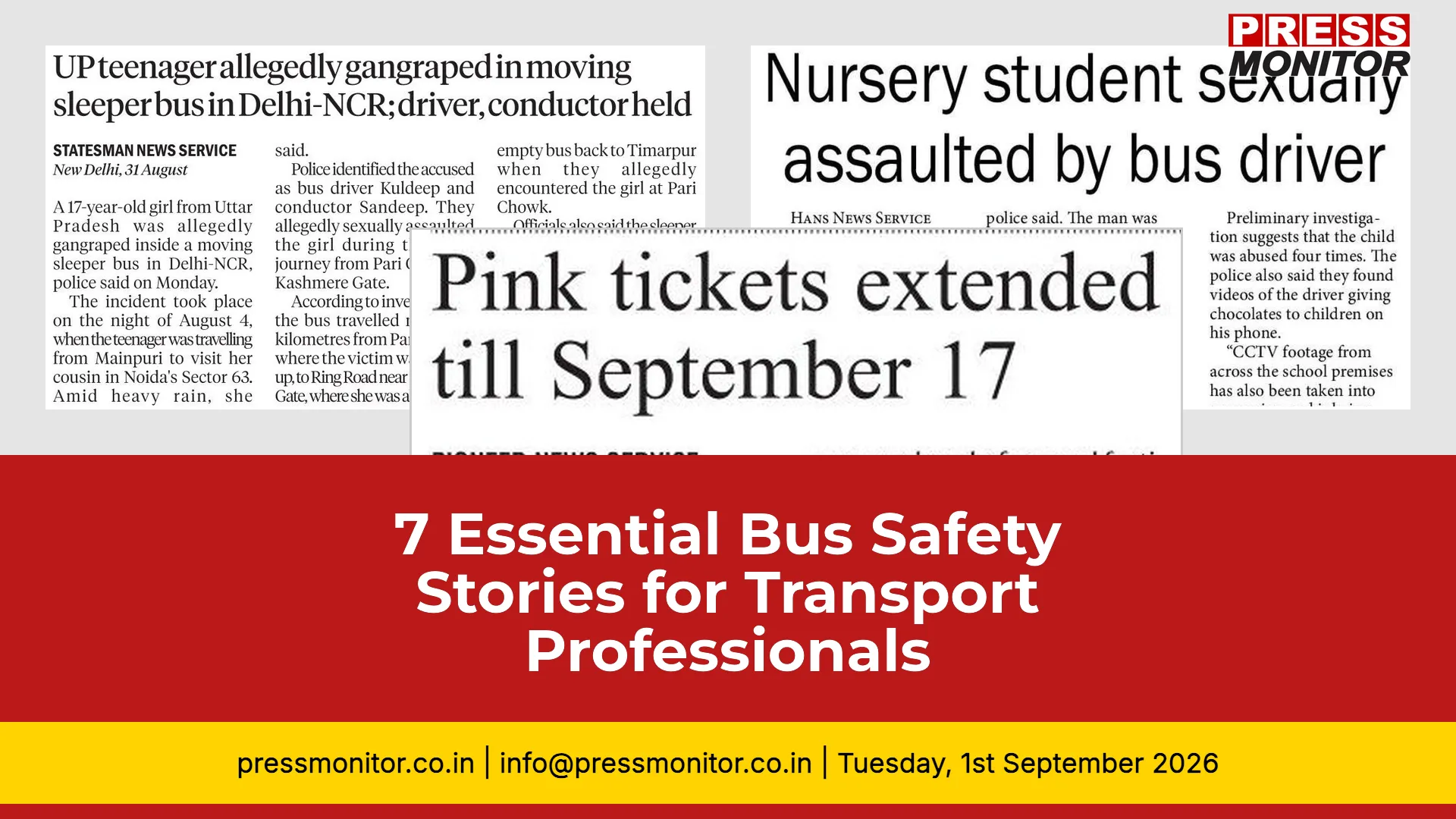 7 Essential Bus Safety Stories for Transport Professionals