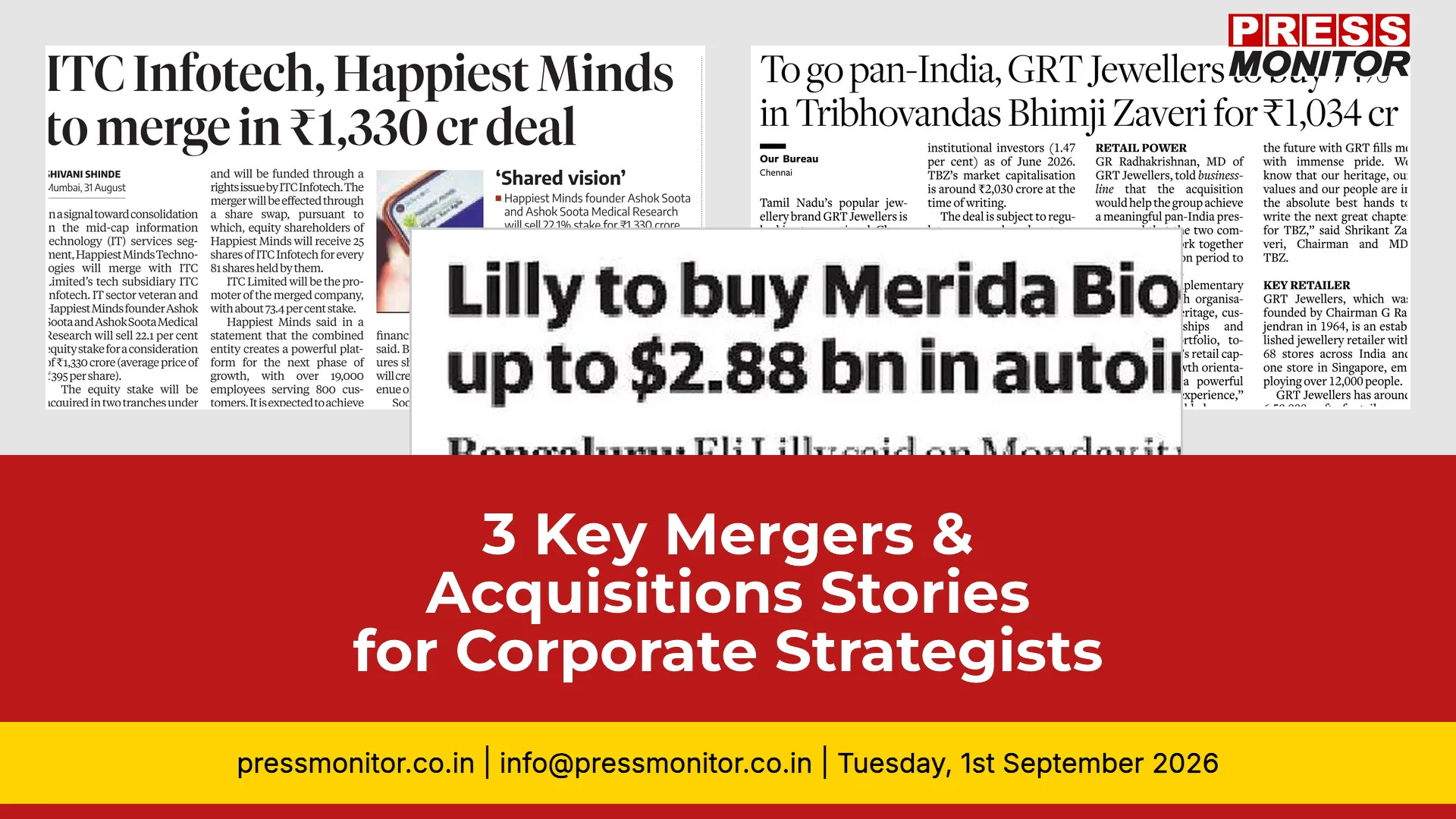 3 Key Mergers & Acquisitions Stories for Corporate Strategists