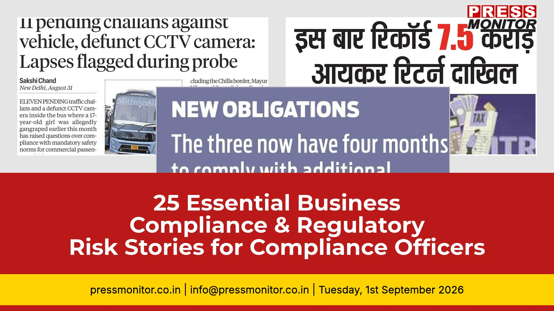 25 Essential Business Compliance & Regulatory Risk Stories for Compliance Officers
