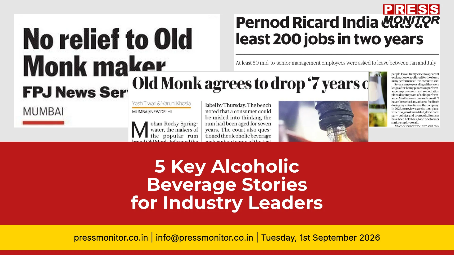 5 Key Alcoholic Beverage Stories for Industry Leaders