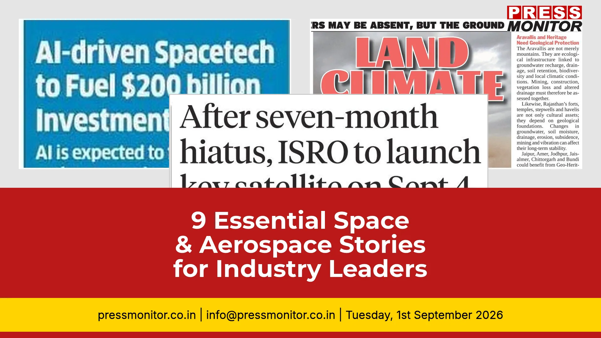 9 Essential Space & Aerospace Stories for Industry Leaders