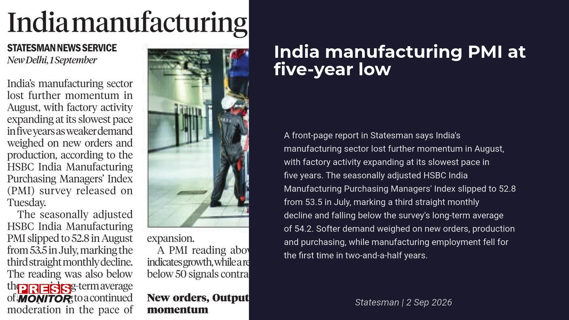 1 Essential Manufacturing PMI Story for CFOs