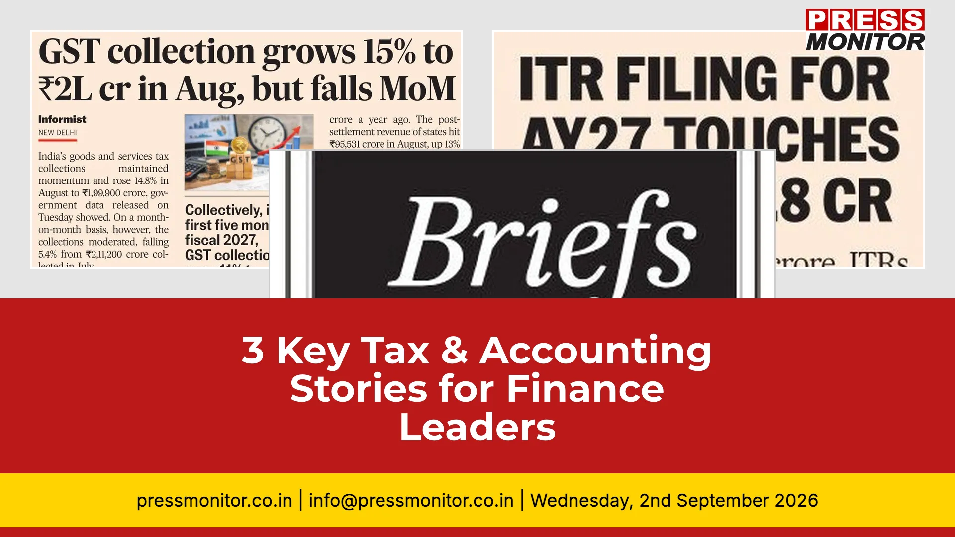 3 Key Tax & Accounting Stories for Finance Leaders