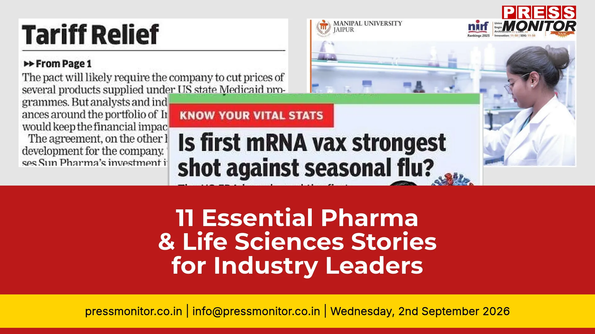 11 Essential Pharma & Life Sciences Stories for Industry Leaders