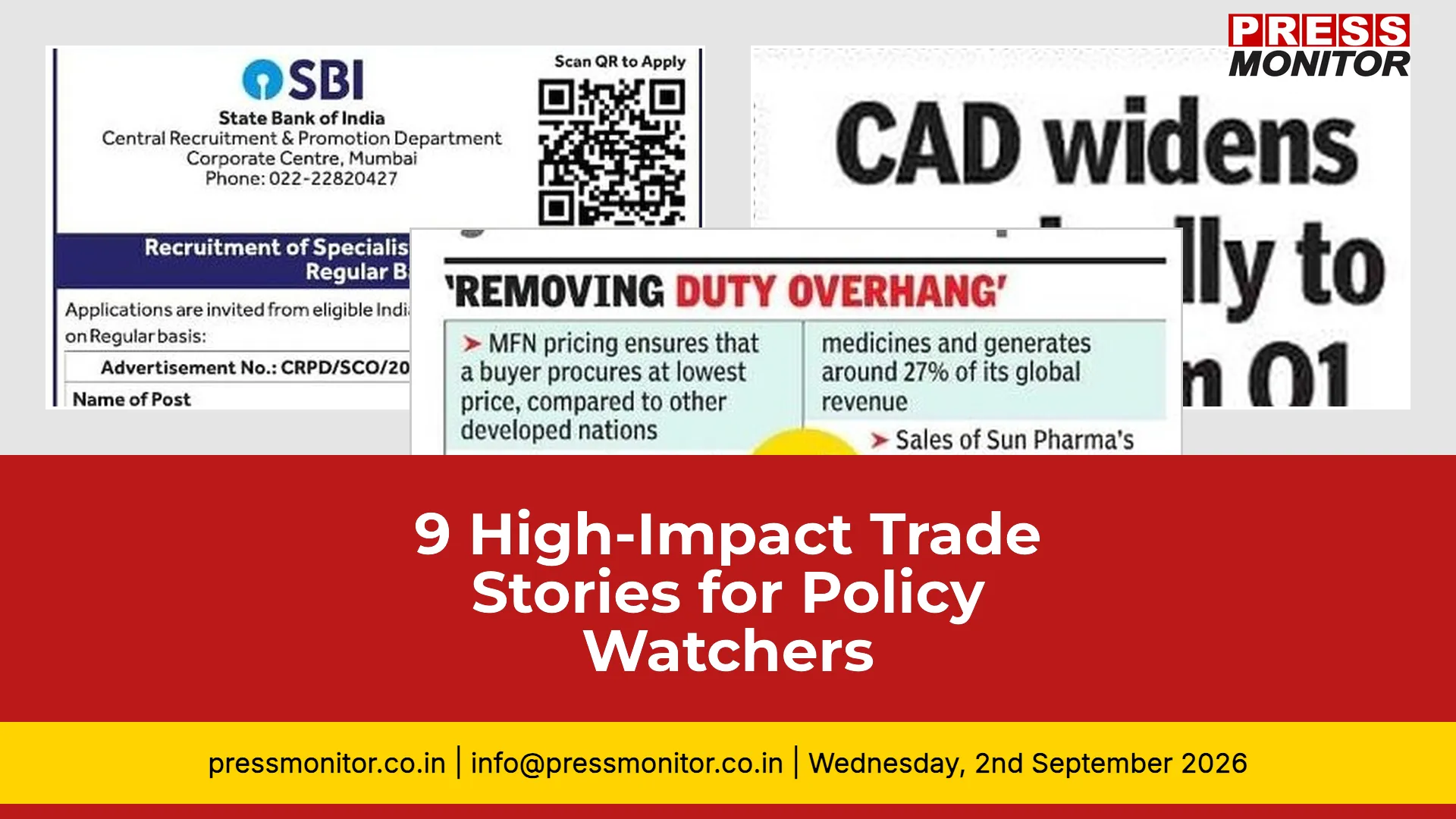 9 High-Impact Trade Stories for Policy Watchers