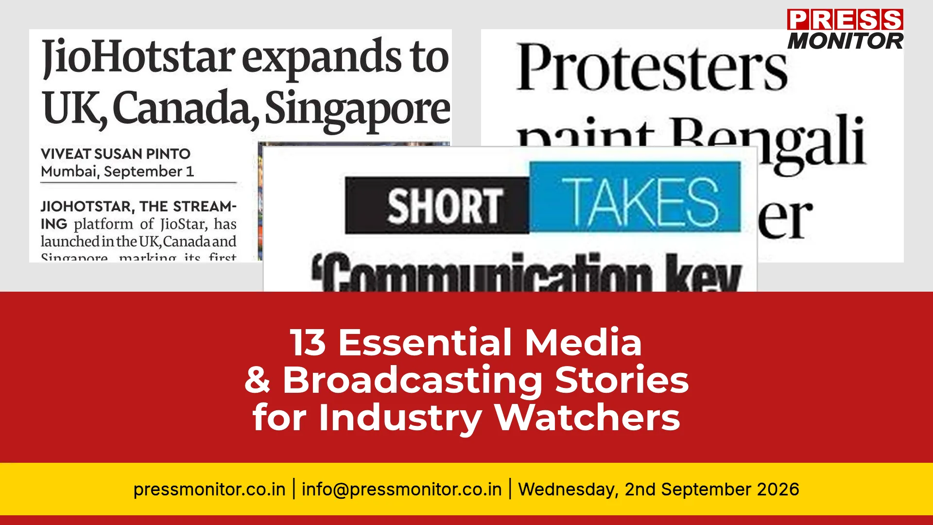 13 Essential Media & Broadcasting Stories for Industry Watchers