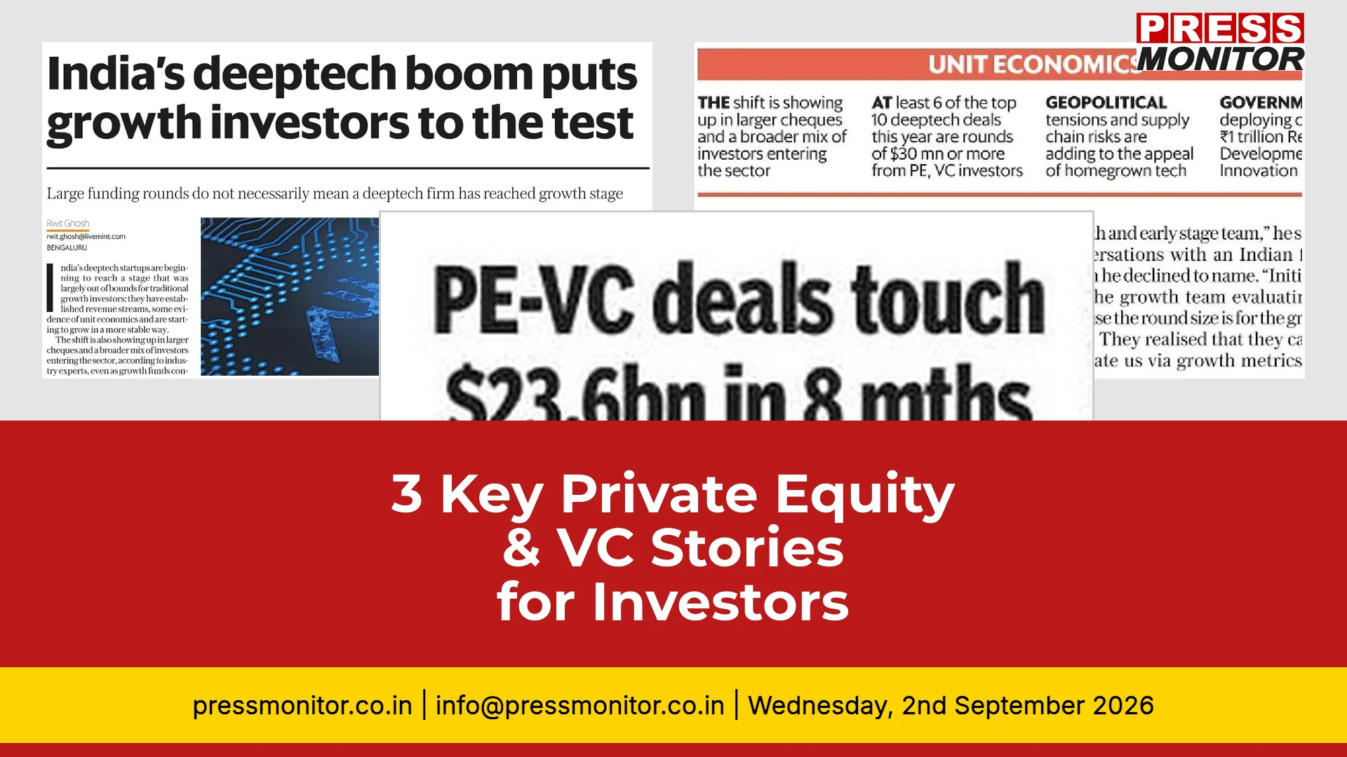 3 Key Private Equity & VC Stories for Investors