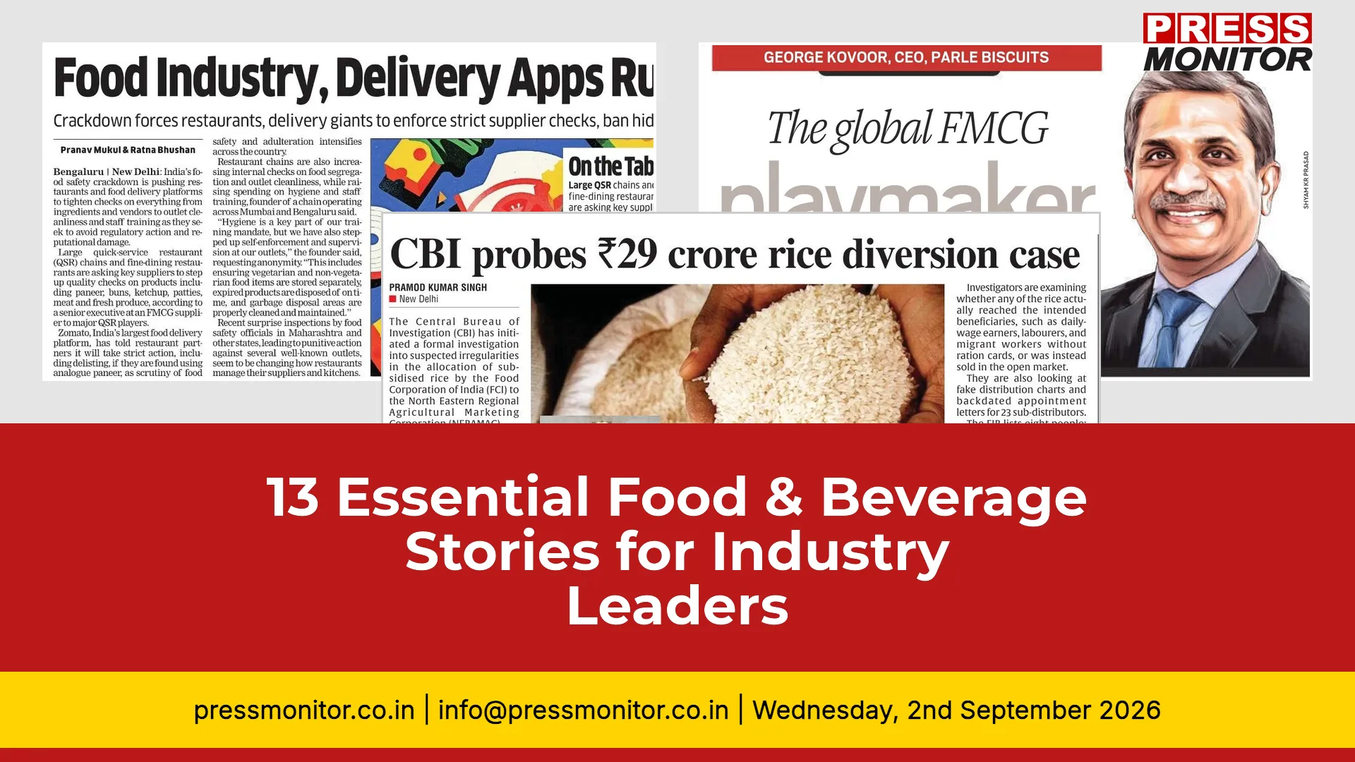 13 Essential Food & Beverage Stories for Industry Leaders
