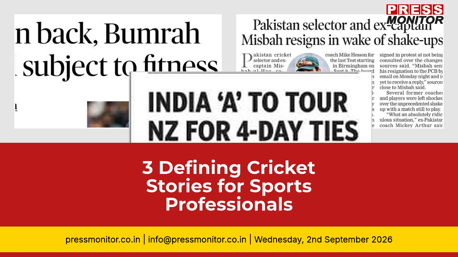 3 Defining Cricket Stories for Sports Professionals