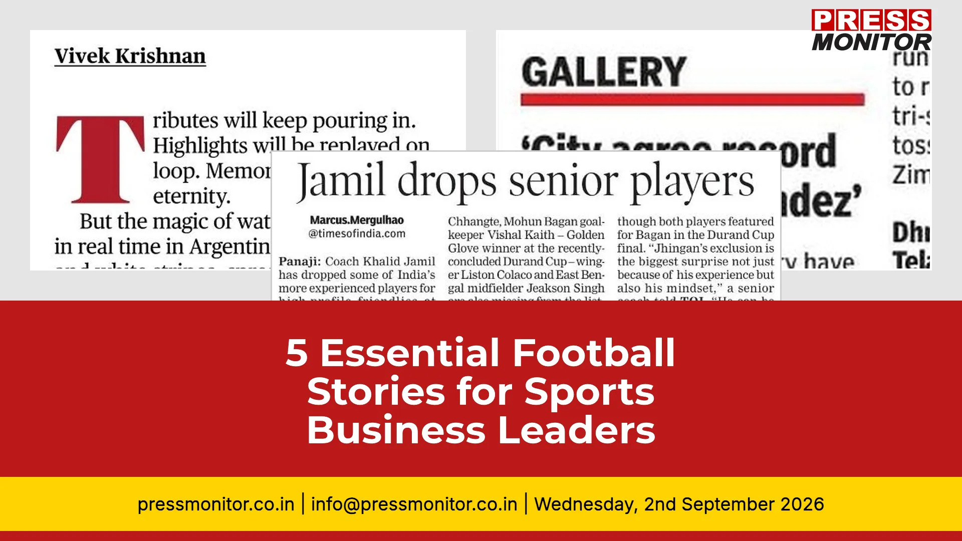 5 Essential Football Stories for Sports Business Leaders