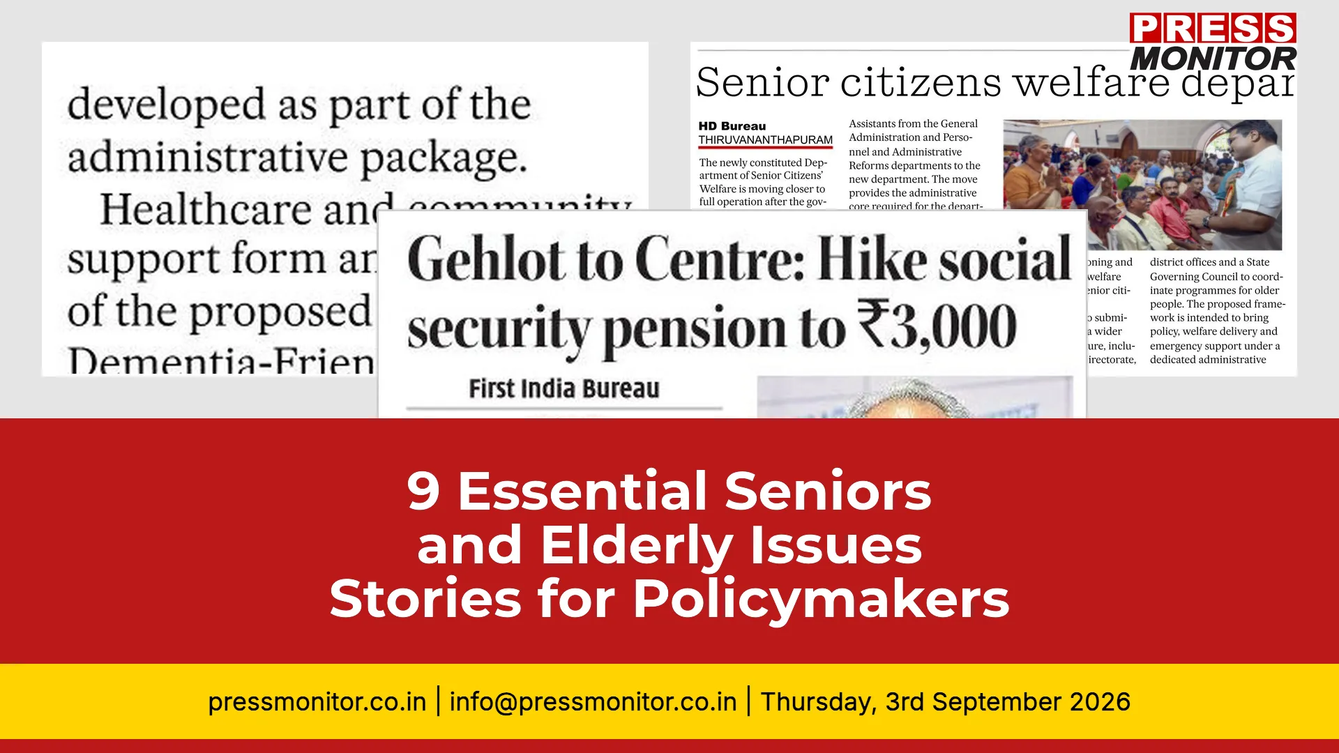 9 Essential Seniors and Elderly Issues Stories for Policymakers