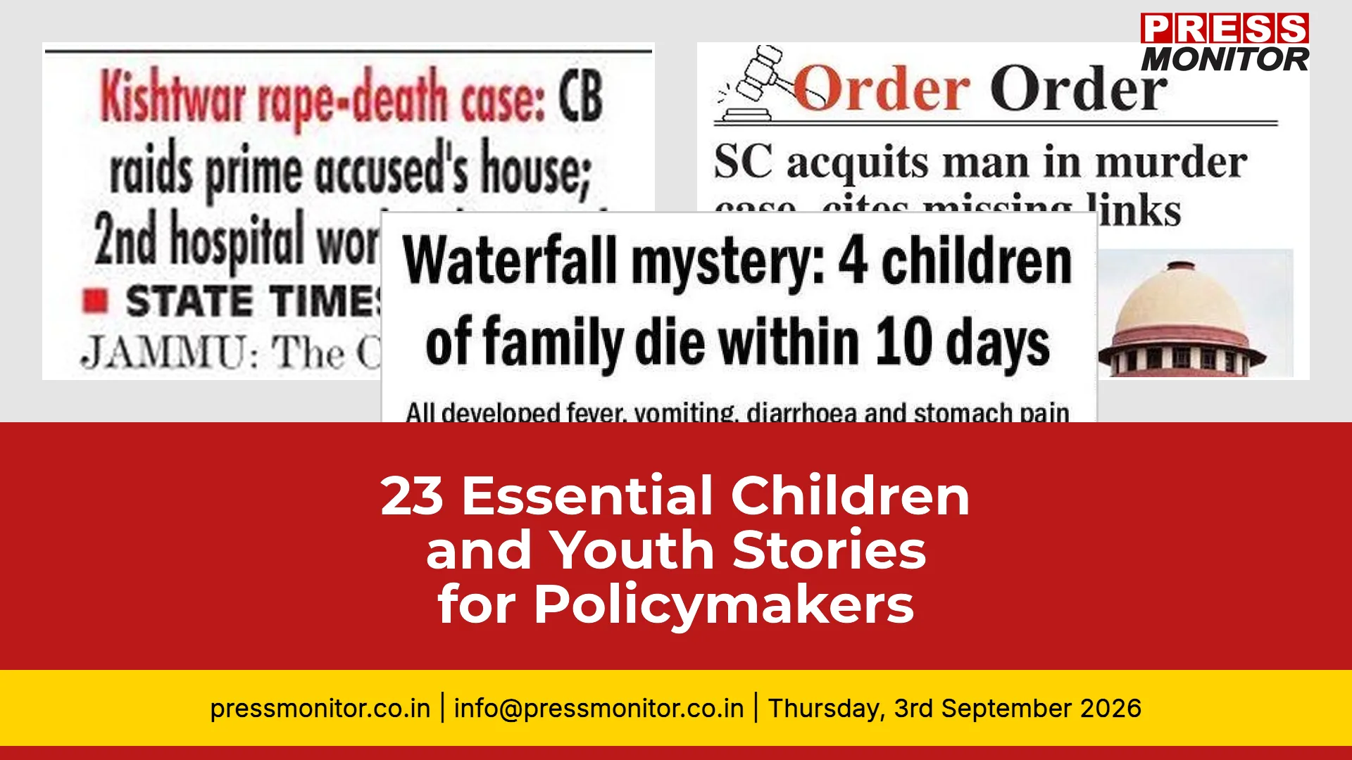 23 Essential Children and Youth Stories for Policymakers