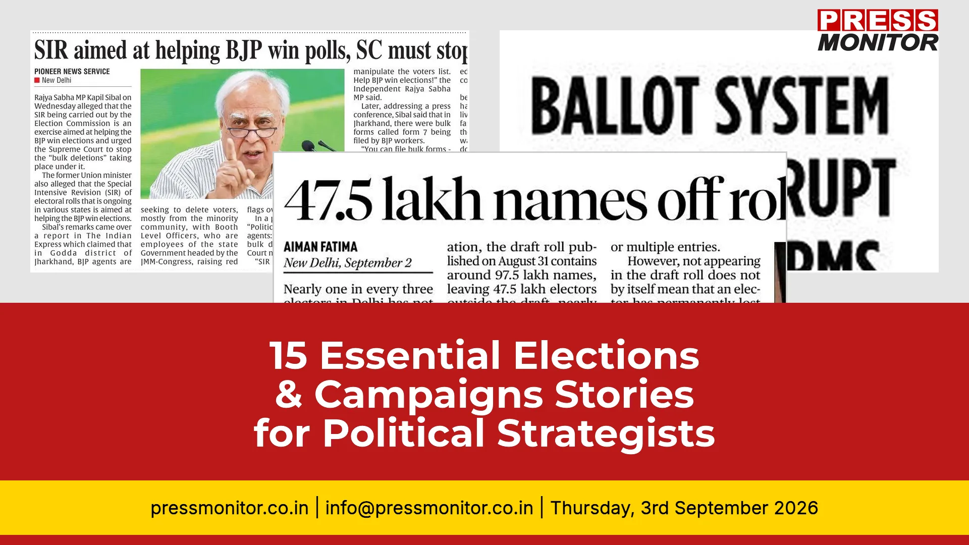 15 Essential Elections & Campaigns Stories for Political Strategists