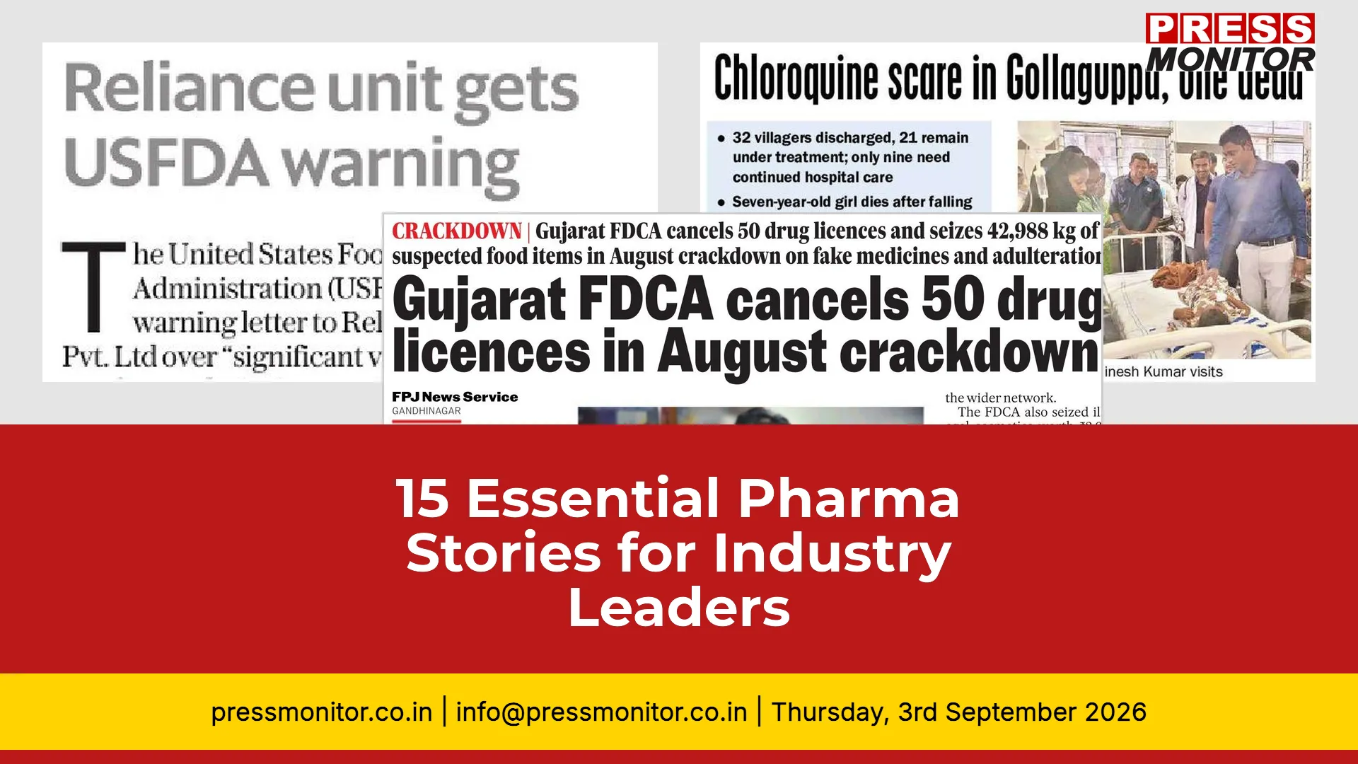 15 Essential Pharma Stories for Industry Leaders