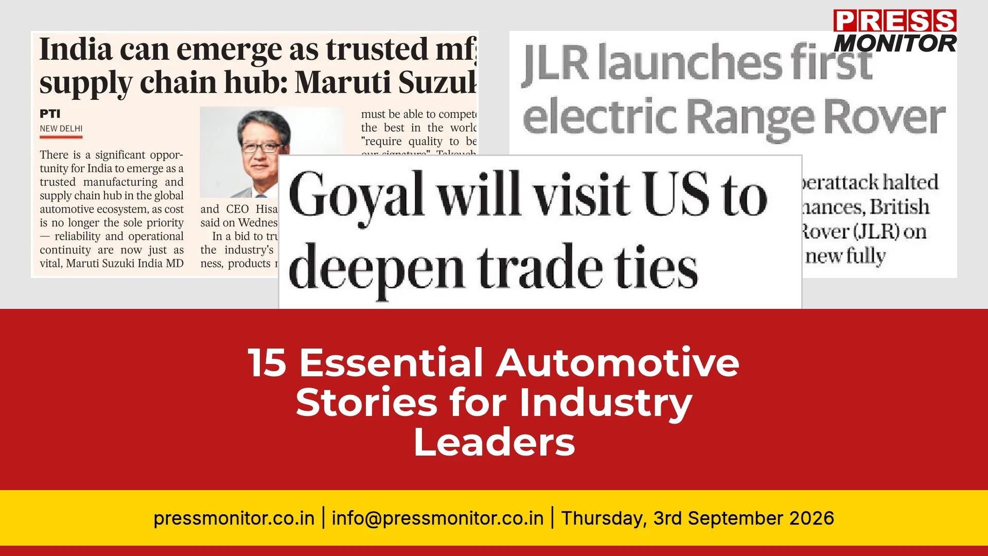 15 Essential Automotive Stories for Industry Leaders