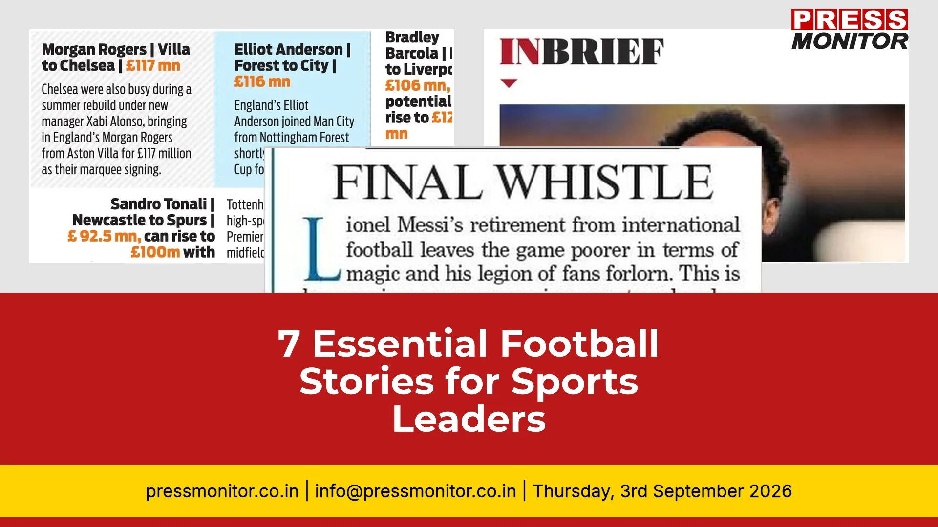 7 Essential Football Stories for Sports Leaders
