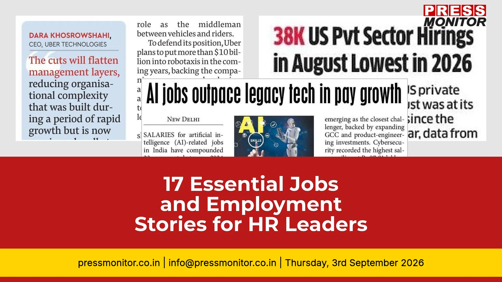 17 Essential Jobs and Employment Stories for HR Leaders