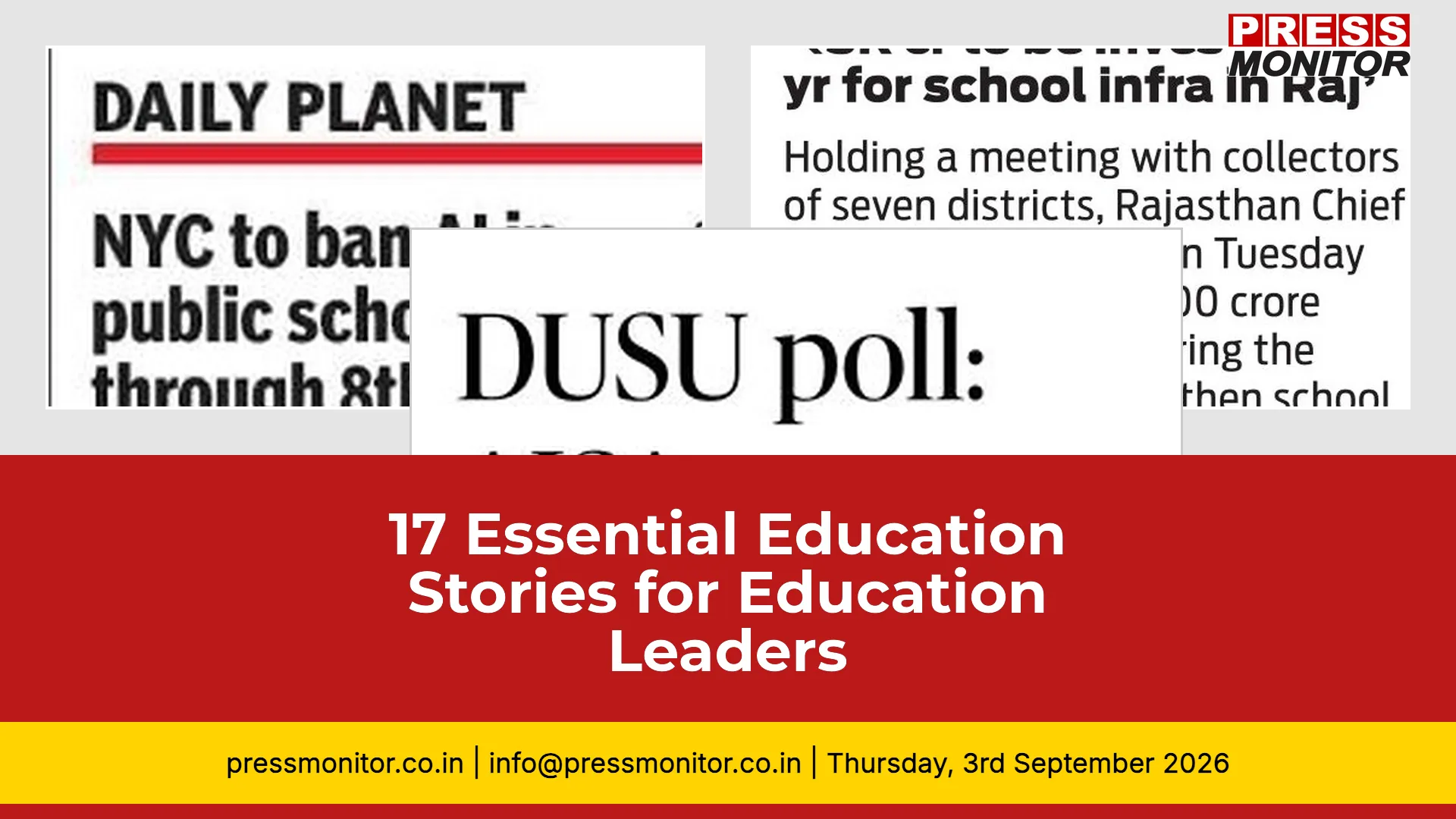 17 Essential Education Stories for Education Leaders