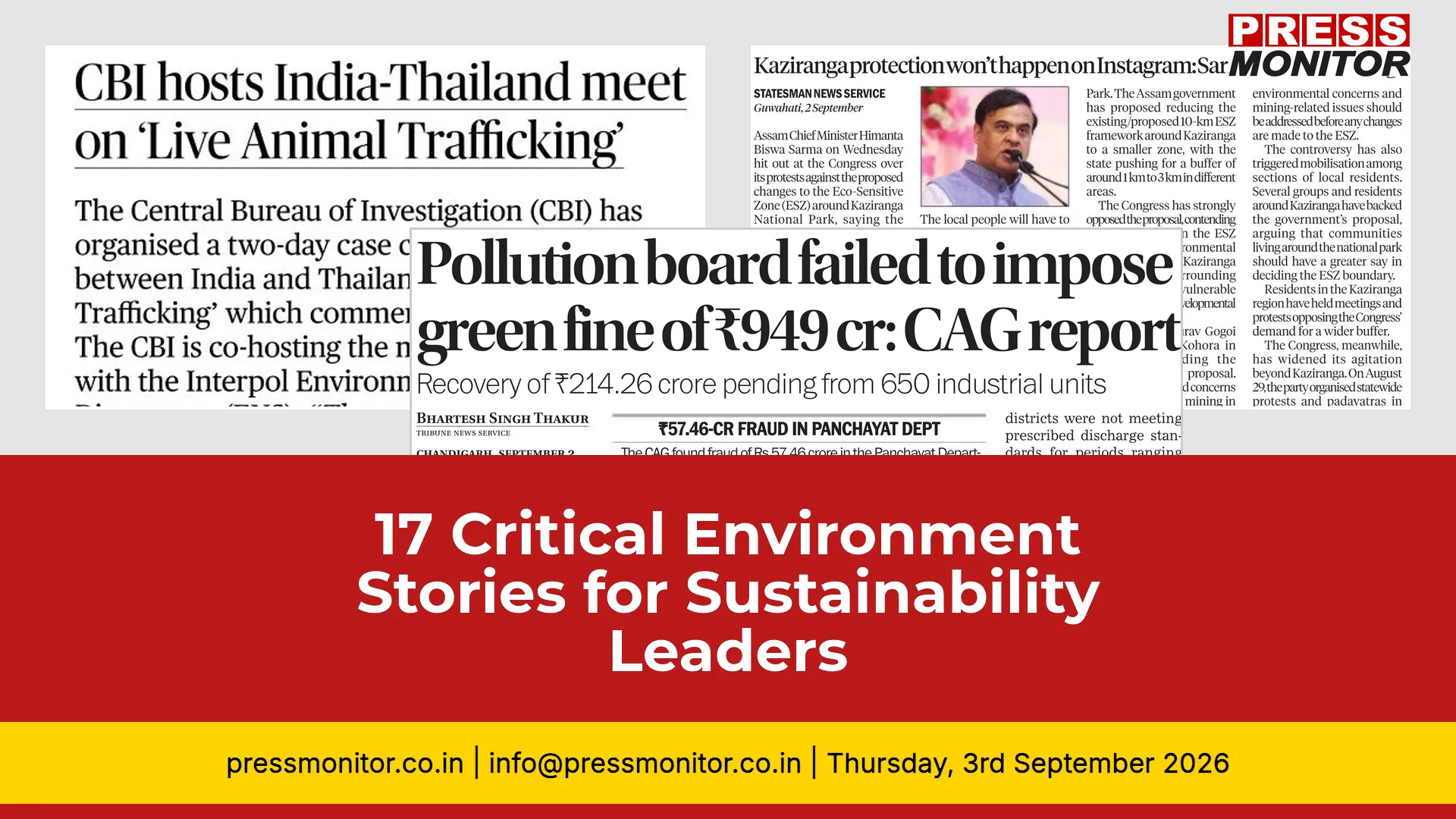 17 Critical Environment Stories for Sustainability Leaders