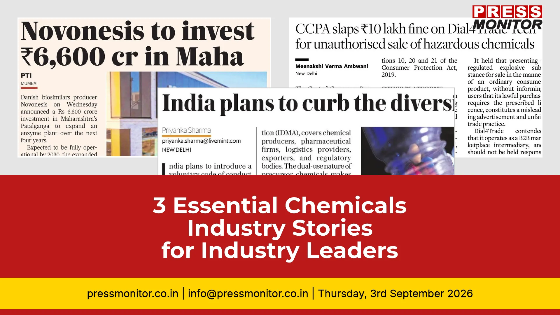 3 Essential Chemicals Industry Stories for Industry Leaders