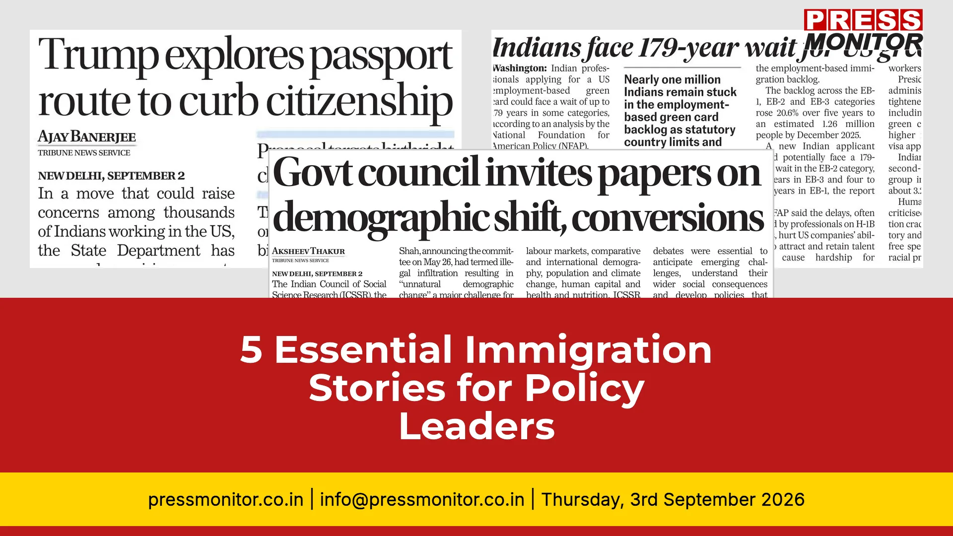 5 Essential Immigration Stories for Policy Leaders