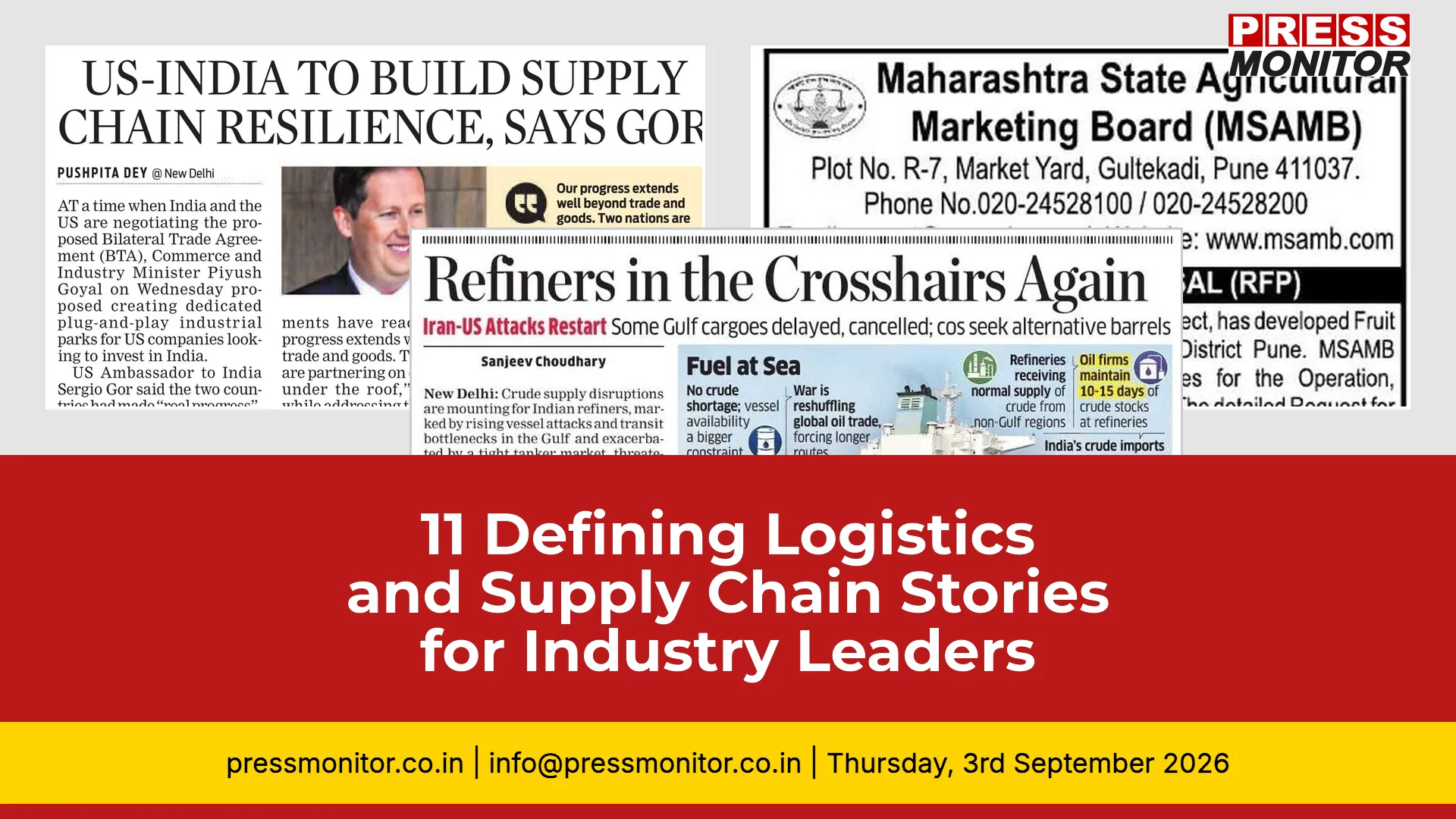 11 Defining Logistics and Supply Chain Stories for Industry Leaders