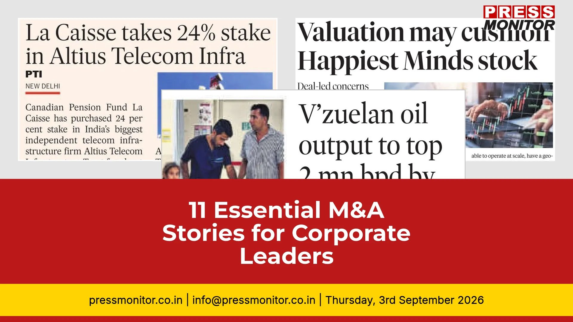 11 Essential M&A Stories for Corporate Leaders