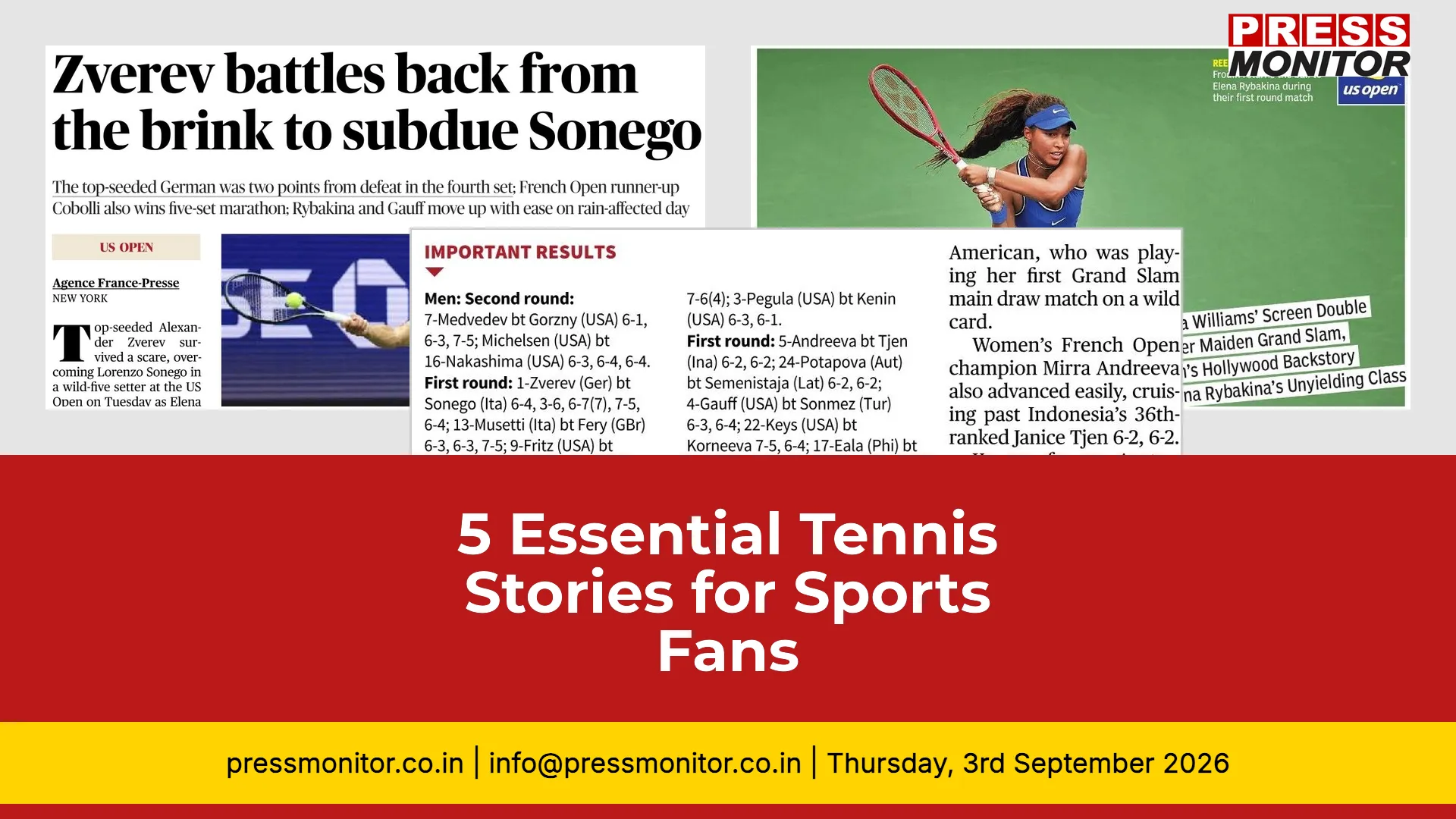 5 Essential Tennis Stories for Sports Fans