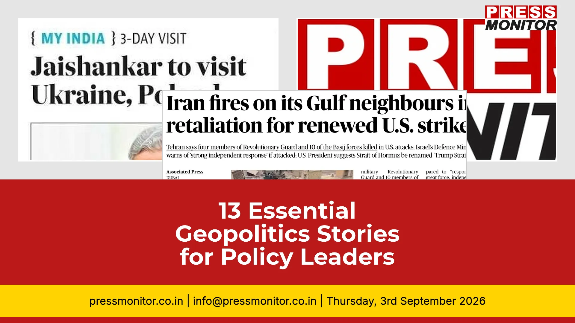13 Essential Geopolitics Stories for Policy & Strategy Leaders