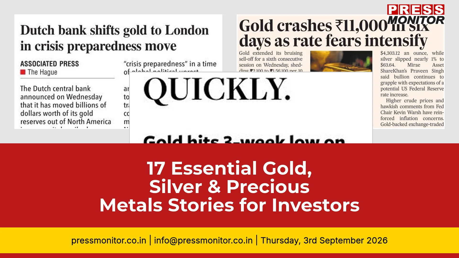 17 Essential Gold, Silver & Precious Metals Stories for Investors