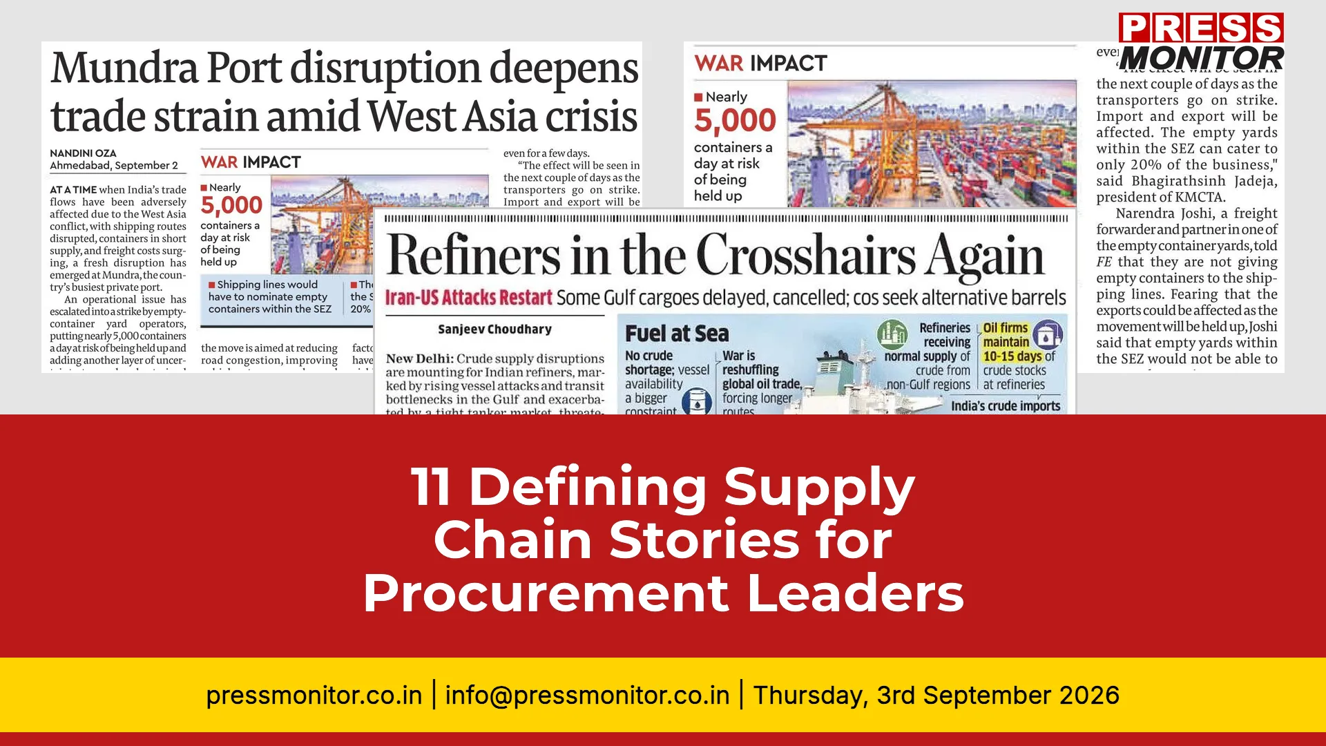 11 Defining Supply Chain Stories for Procurement Leaders