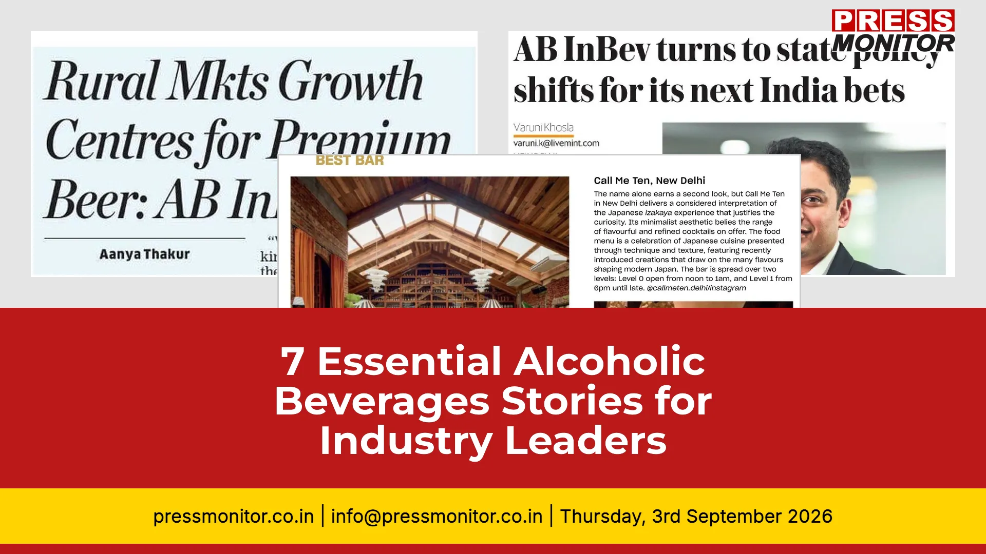 7 Essential Alcoholic Beverages Stories for Industry Leaders