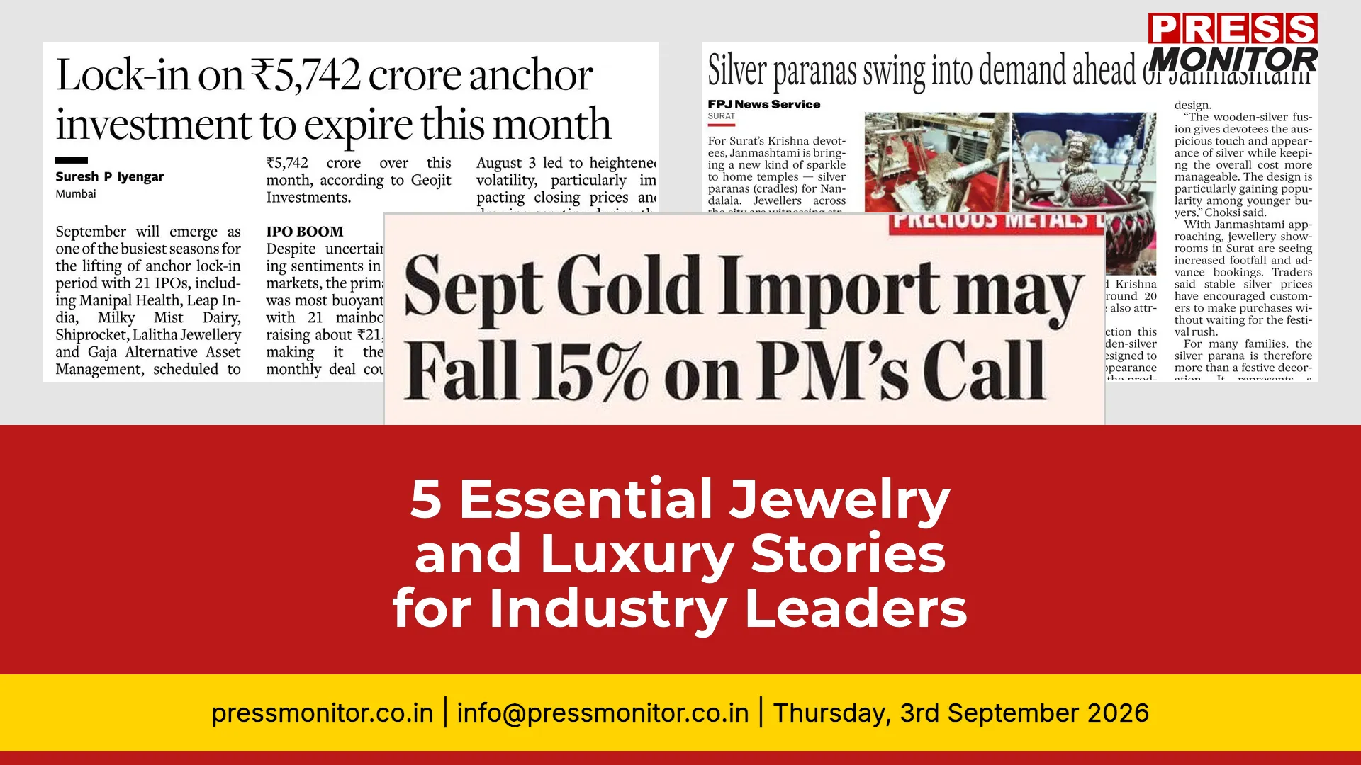 5 Essential Jewelry and Luxury Stories for Industry Leaders