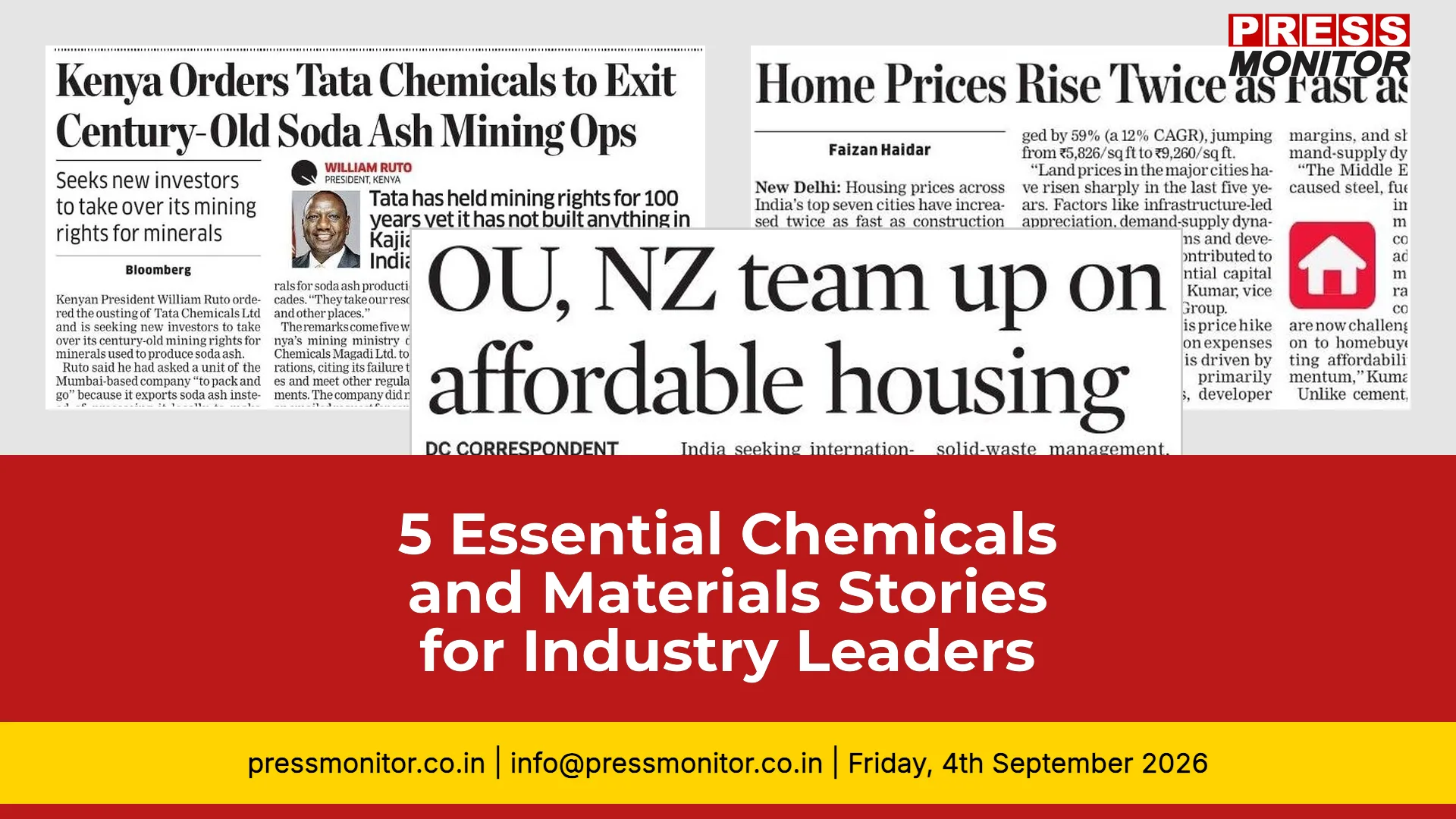 5 Essential Chemicals and Materials Stories for Industry Leaders
