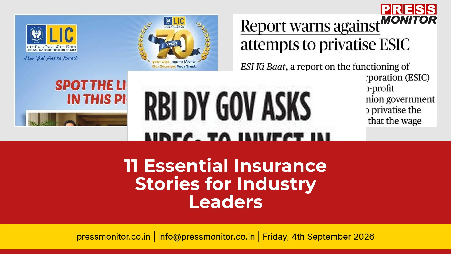 11 Essential Insurance Stories for Industry Leaders