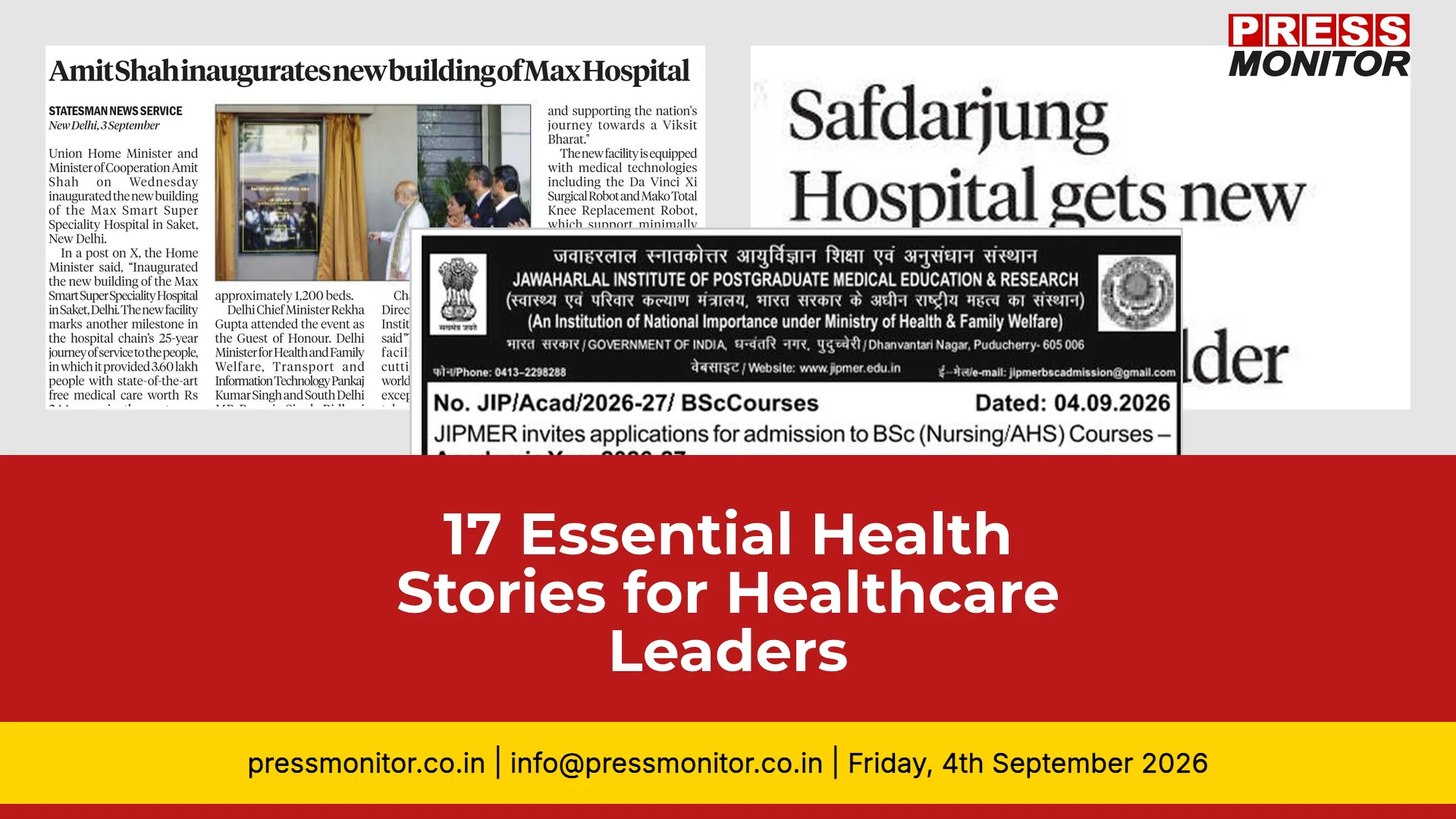 17 Essential Health Stories for Healthcare Leaders