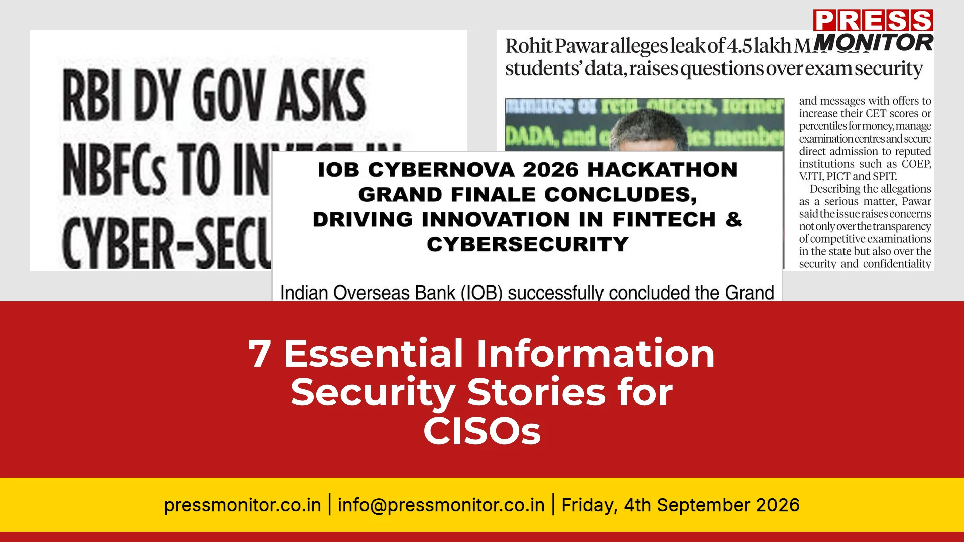 7 Essential Information Security Stories for CISOs